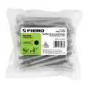 Bolsa Tornillo #3/8 x 4 Coche galvanizado con 30 pzas | Fiero