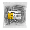 Bolsa Tornillo #1/4 x 2 Estufa galvanizado con 50 pzas | Fiero