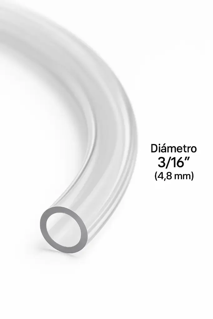 Metro manguera 3/16" industrial transparente | Truper