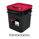 Cubeta cadena 1/4 galvanizada 26 kg 35 mtrs | Fiero