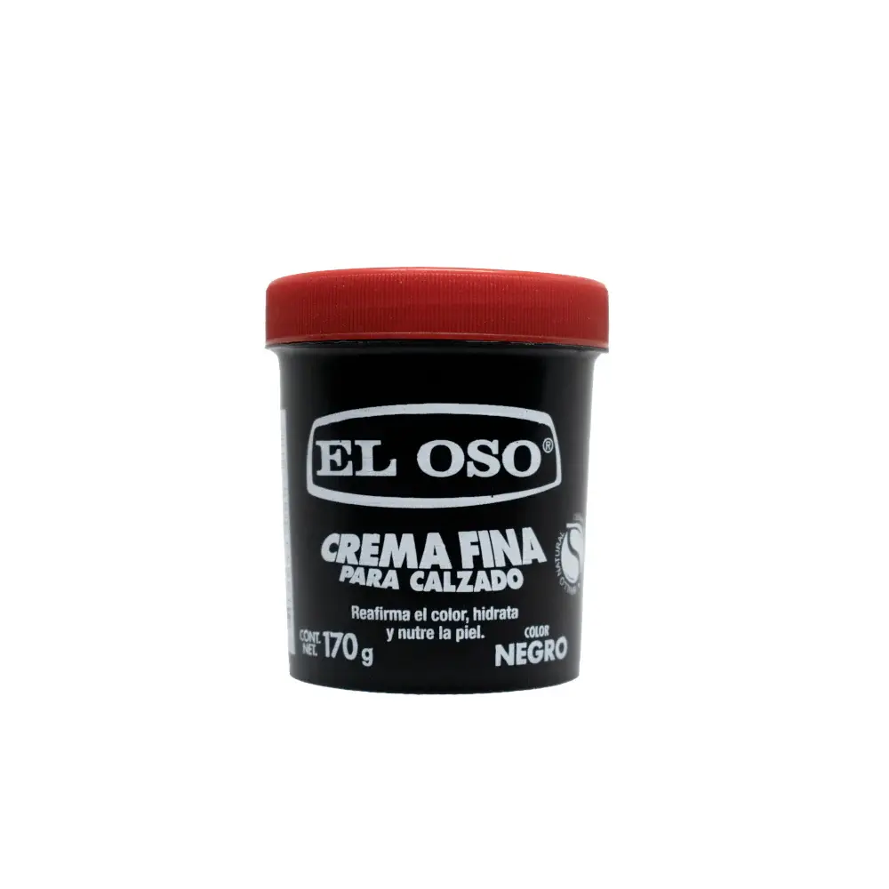 Crema negra para zapatos 170 g | El Oso