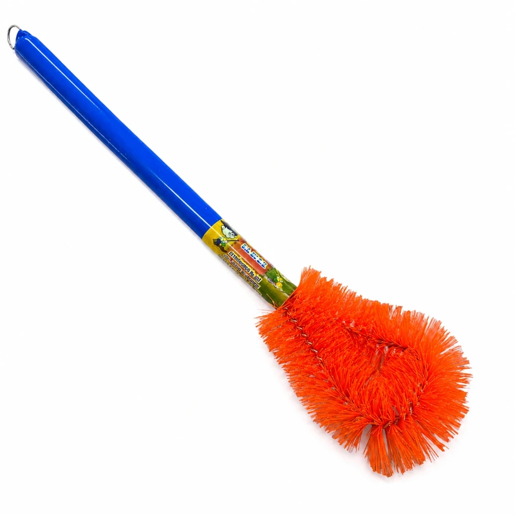 Cepillo sanitario con baston madera w.c.