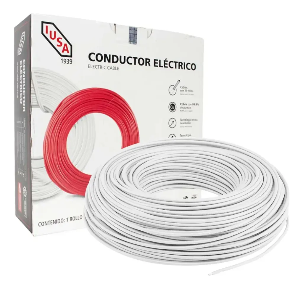 [301706] Rollo cordón 18 flexible dúplex AWG tipo POT SPT con 100mtrs | IUSA Electrico