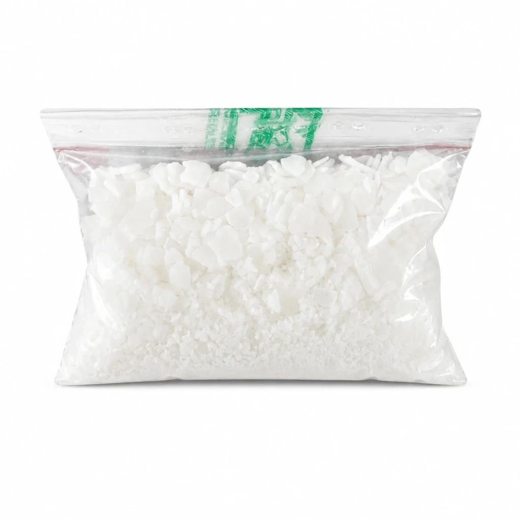 Bolsa sosa cáustica escamas 1/2 kg 98%