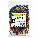 Paquete con 10 pzas liga elástica 18" con ganchos | Lion Tools