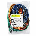 Paquete con 10 pzas liga elástica 48" con ganchos | Lion Tools