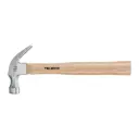 Martillo pulido 16 oz uña curva mango madera  | Truper