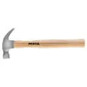 Martillo semipulido 7oz uña curva mango madera | Pretul