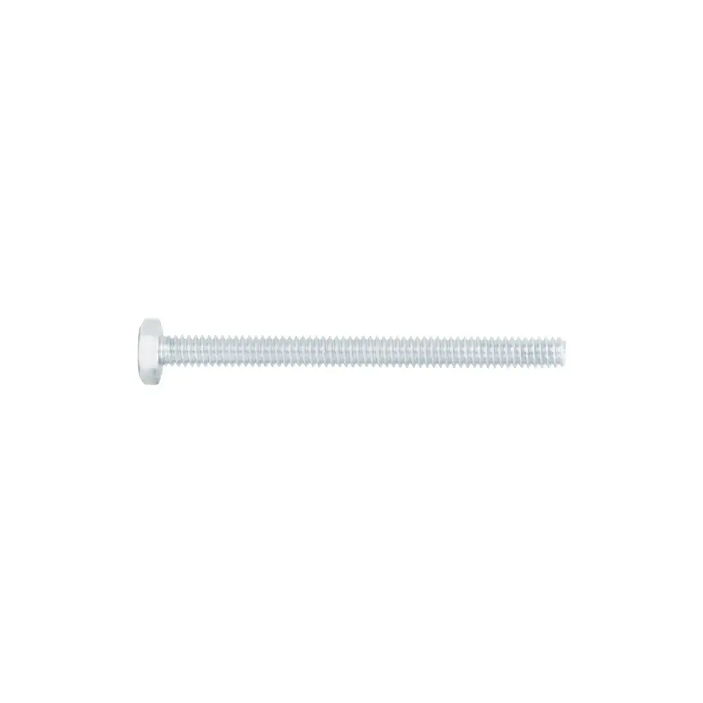 [44563-1] Tornillo #1/4 x 3 Máquina hexagonal galvanizado 1 pza | Fiero