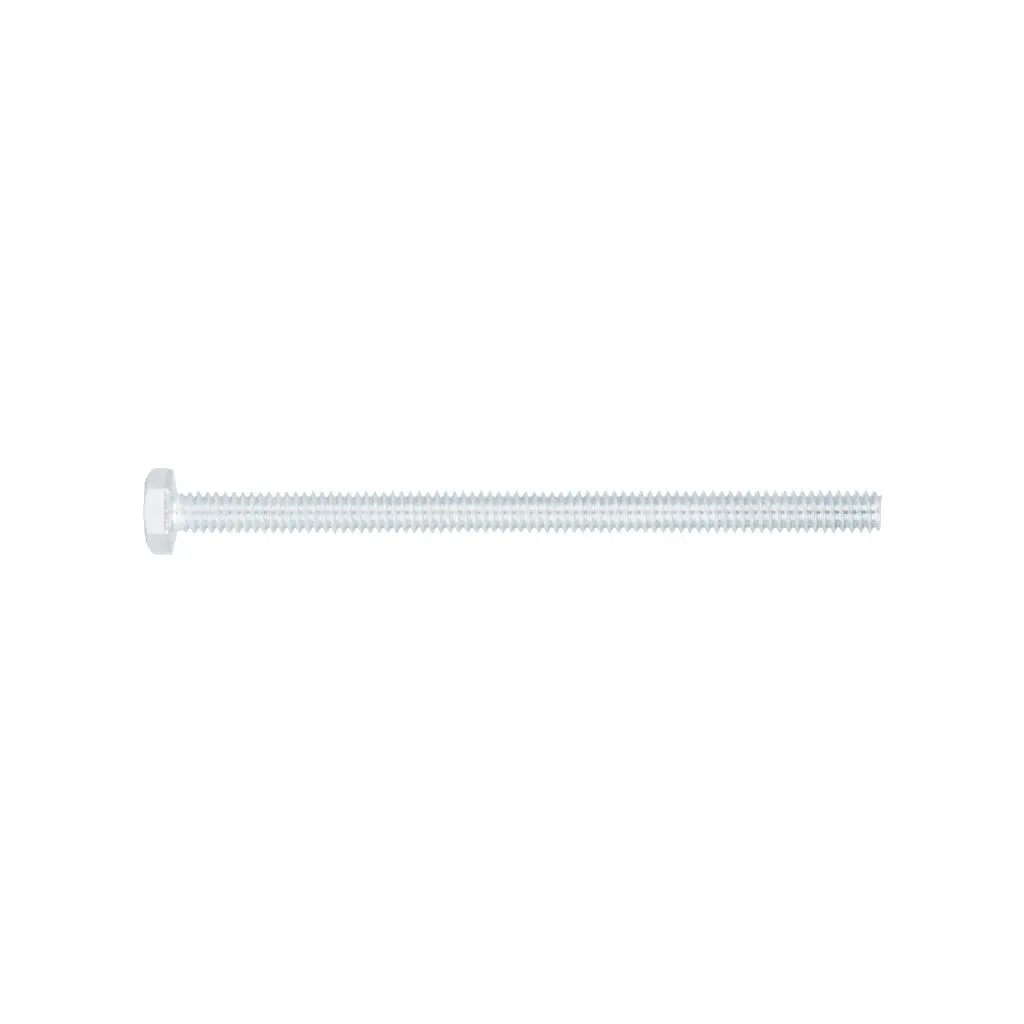 [44633-1] Tornillo #1/4 x 4 Máquina hexagonal galvanizado 1 pza | Fiero
