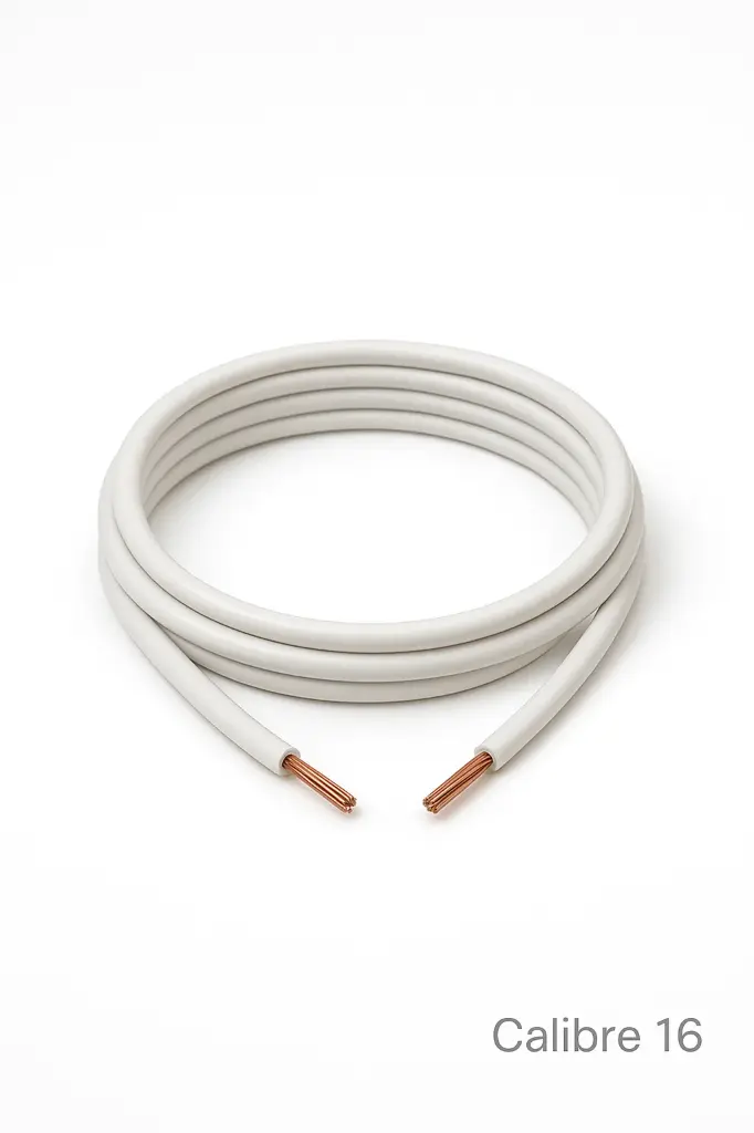 [IUSA0001] Metro cable #16 blanco THW-LS | IUSA Electrico