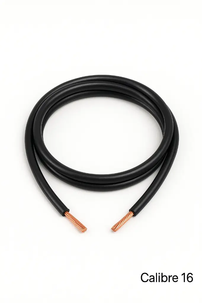 [IUSA0001] Metro cable #16 negro THW-LS | IUSA Electrico