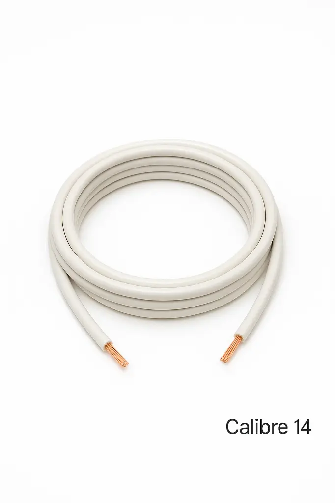 [IUSA0002] Metro cable #14 blanco THW-LS | IUSA Electrico