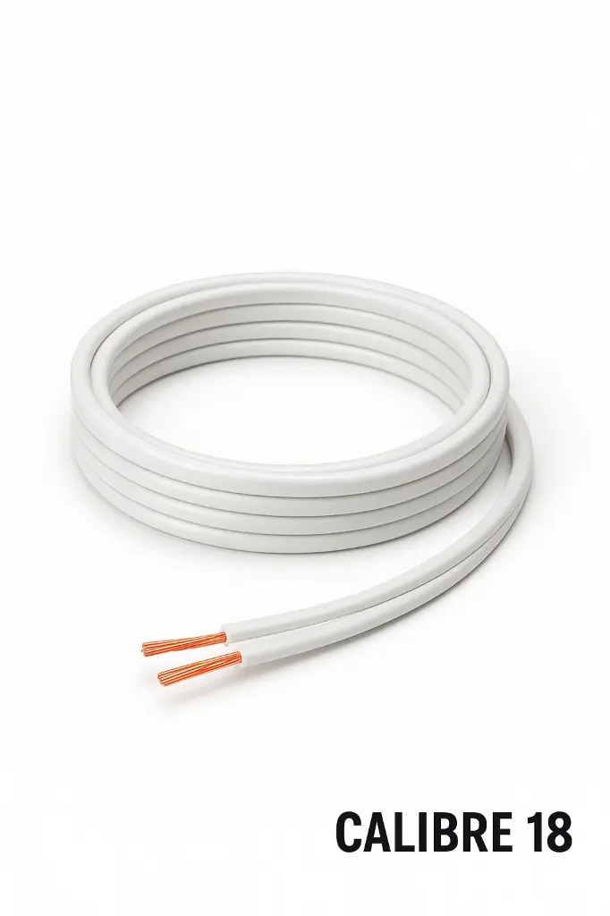 [301706-1] Metro cordón 18 flexible dúplex AWG tipo POT SPT | IUSA Electrico