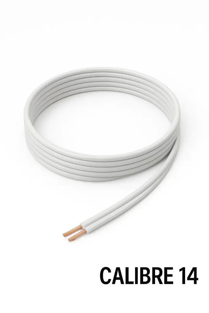 Metro cordón 14 flexible dúplex AWG tipo POT SPT | IUSA Electrico