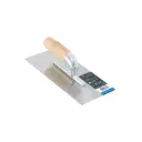 Llana 11" canto recto 6 remaches mango madera | Truper