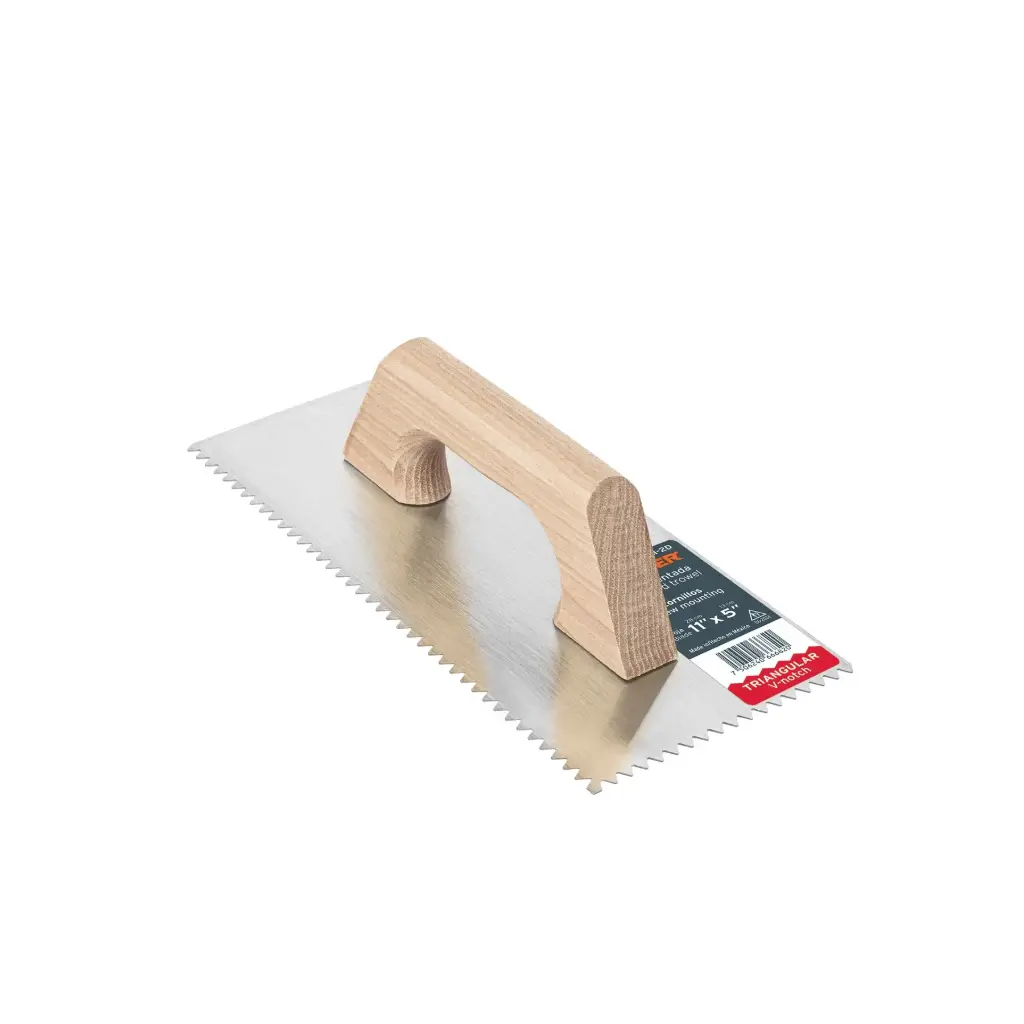 [11524] Llana canto dentado triangular 11" × 5" 28 cm × 13 cm con tornillos | Truper