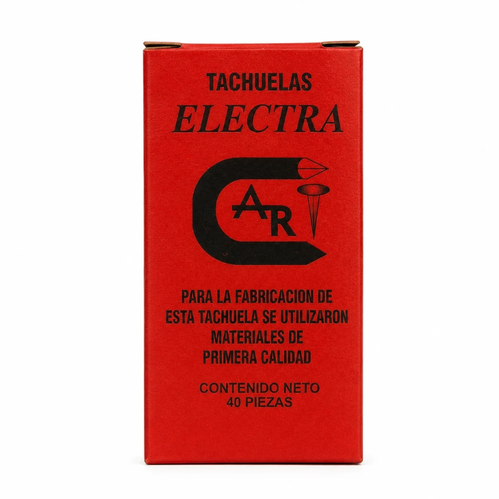 Caja de tachuelas con 40pz Catre | Electra