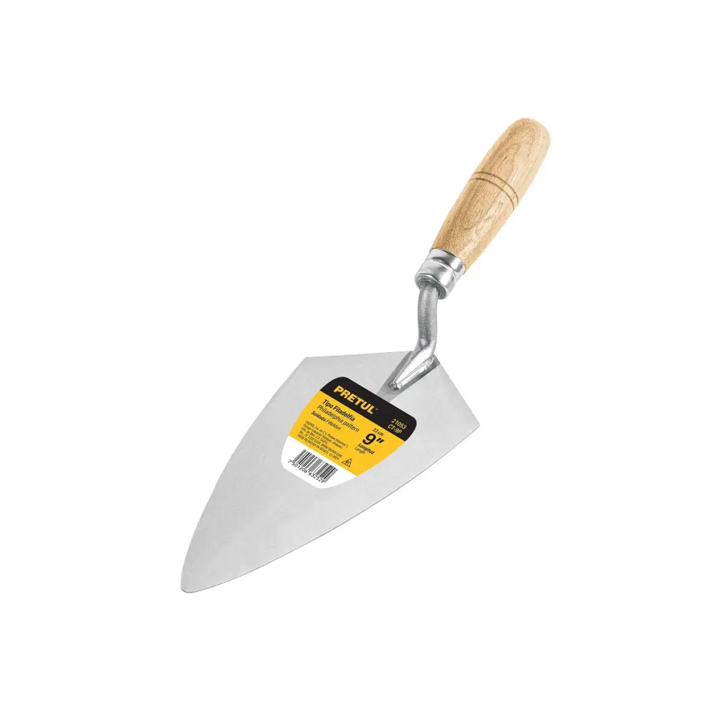 [21053] Cuchara para albañil 9" tipo Filadelfia | Pretul