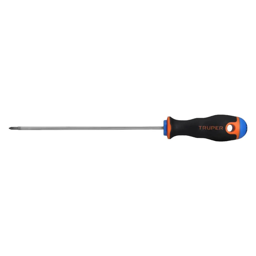 [14058] Desarmador de cruz 1/8" x 6" mango Comfort Grip| Truper Expert