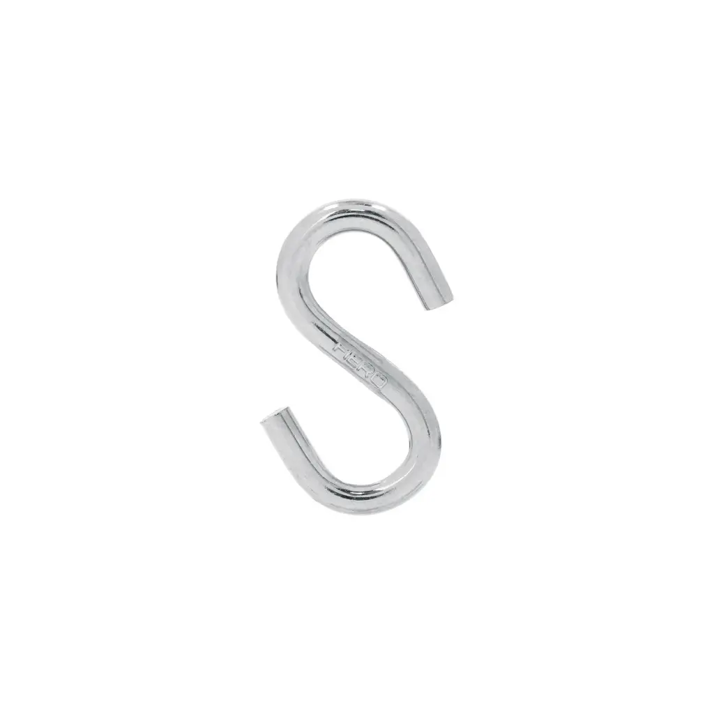 Gancho "S" de 3/16" de acero para cable| Fiero