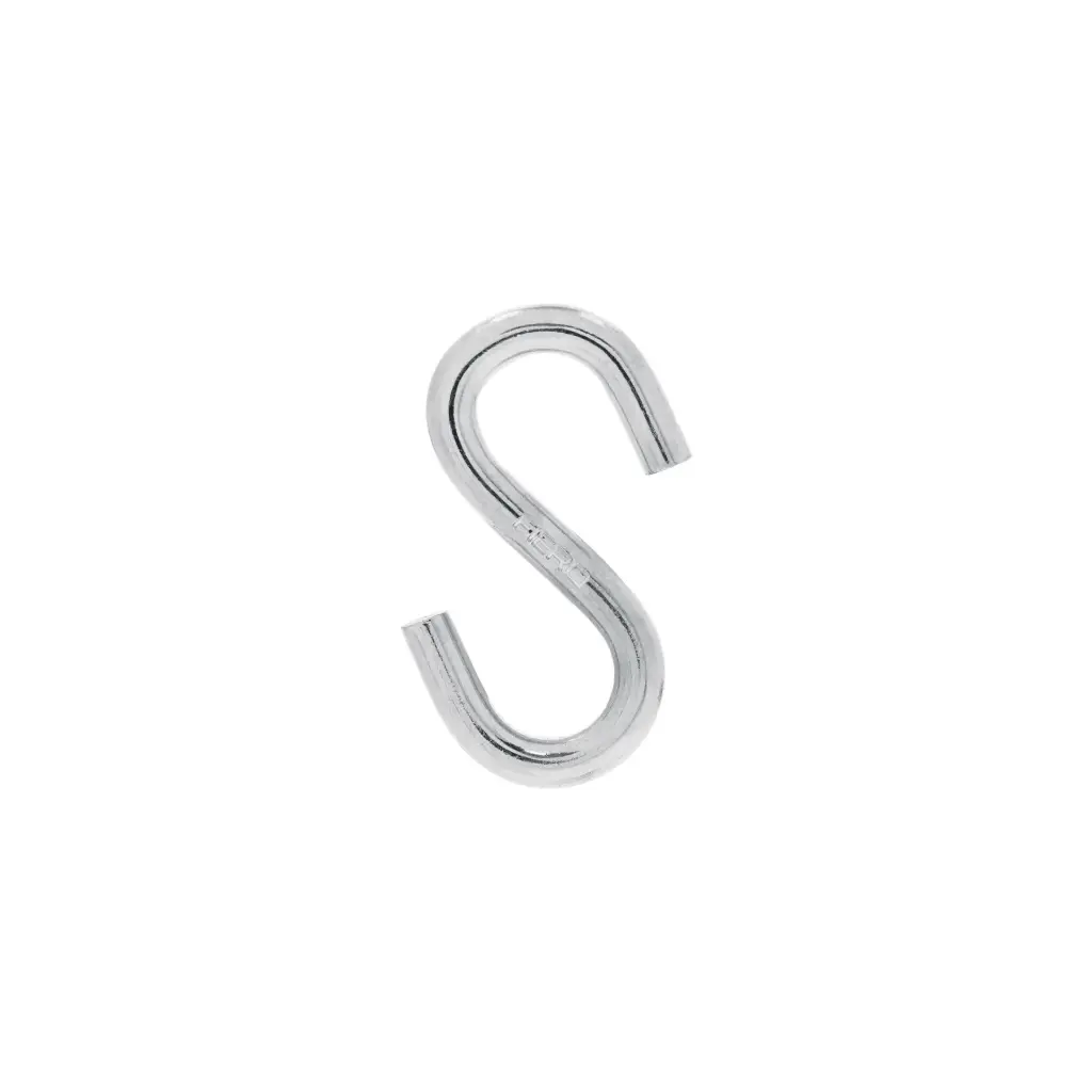 Gancho "S" de 1/4" de acero para cable| Fiero