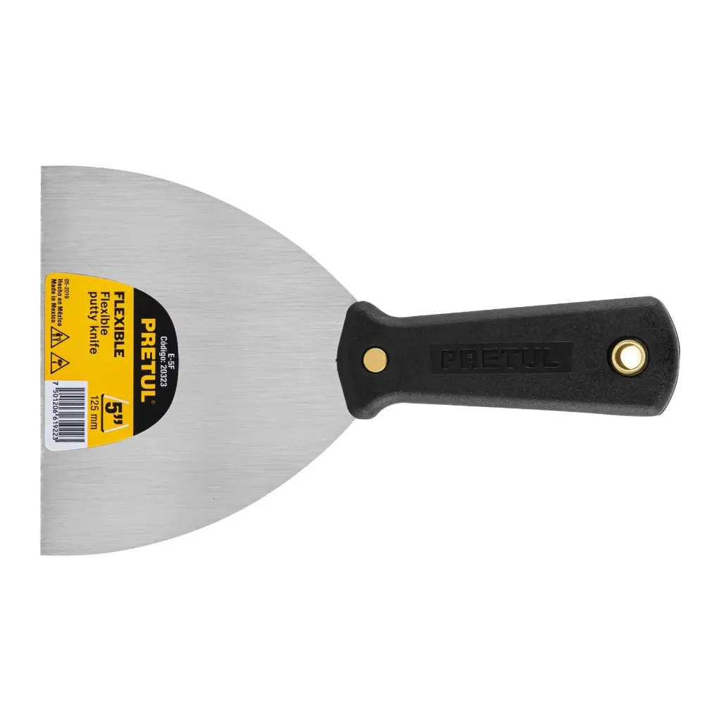 [20323] Espátula flexible 5" con mango de plástico | Pretul