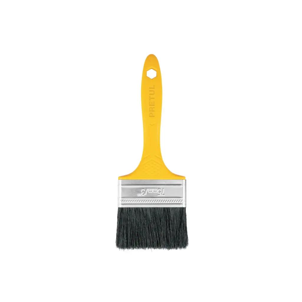 [21528] Brocha uso general 3" 75 mm con mango de plástico | Pretul