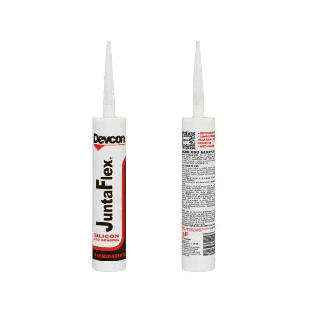 [C-QJT] Silicon uso general transparente 280ml | Juntaflex