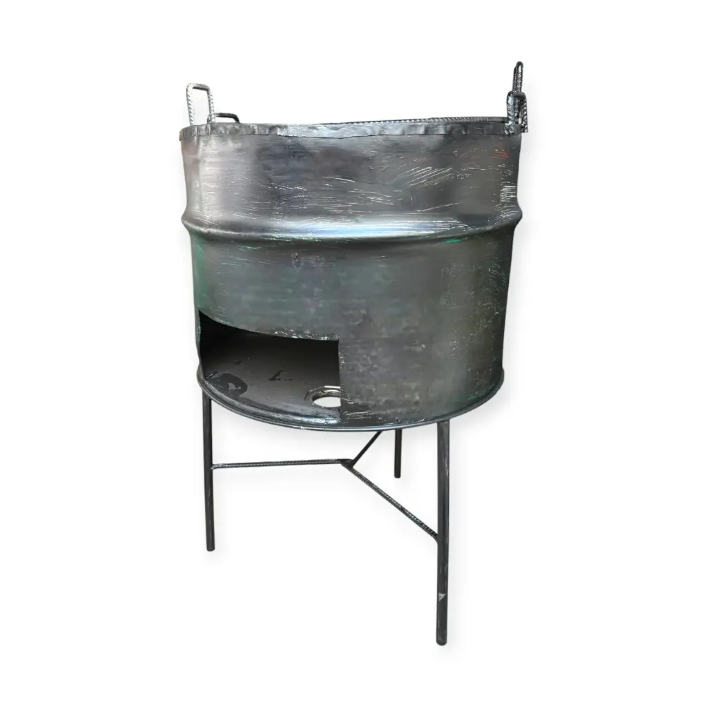 Bracero de 1/2 tambo redondo | Asador