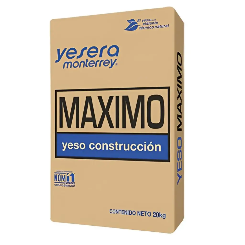 Saco Yeso construcción con 20kg Maximo