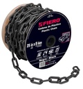 Rollo cadena de plástico 8 mm negro 25 mtrs | Fiero