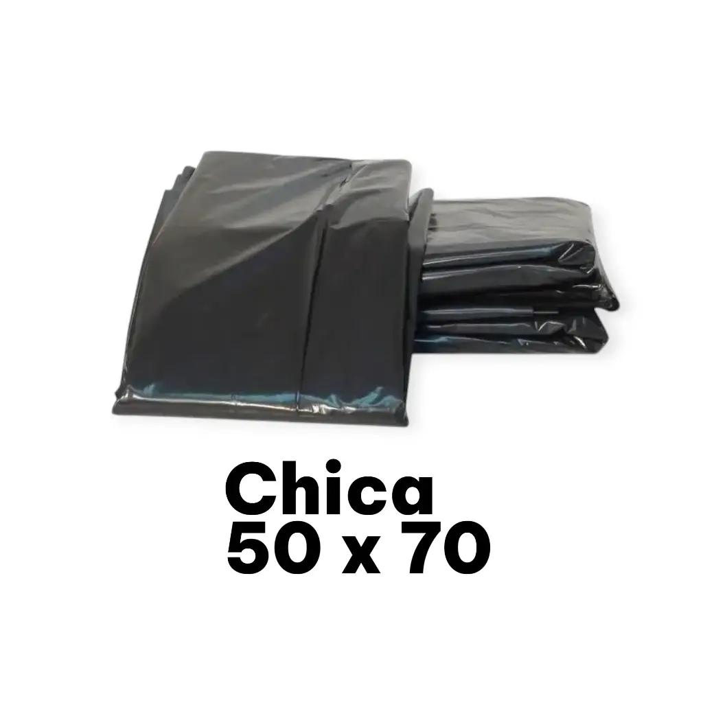 Kilo bolsa negra chica 50 x 70 para basura