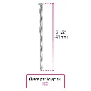Kilo de clavo 3" para concreto galvanizado | Fiero