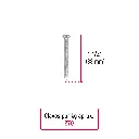 Kilo de clavo 1-1/2" para concreto galvanizado | Fiero