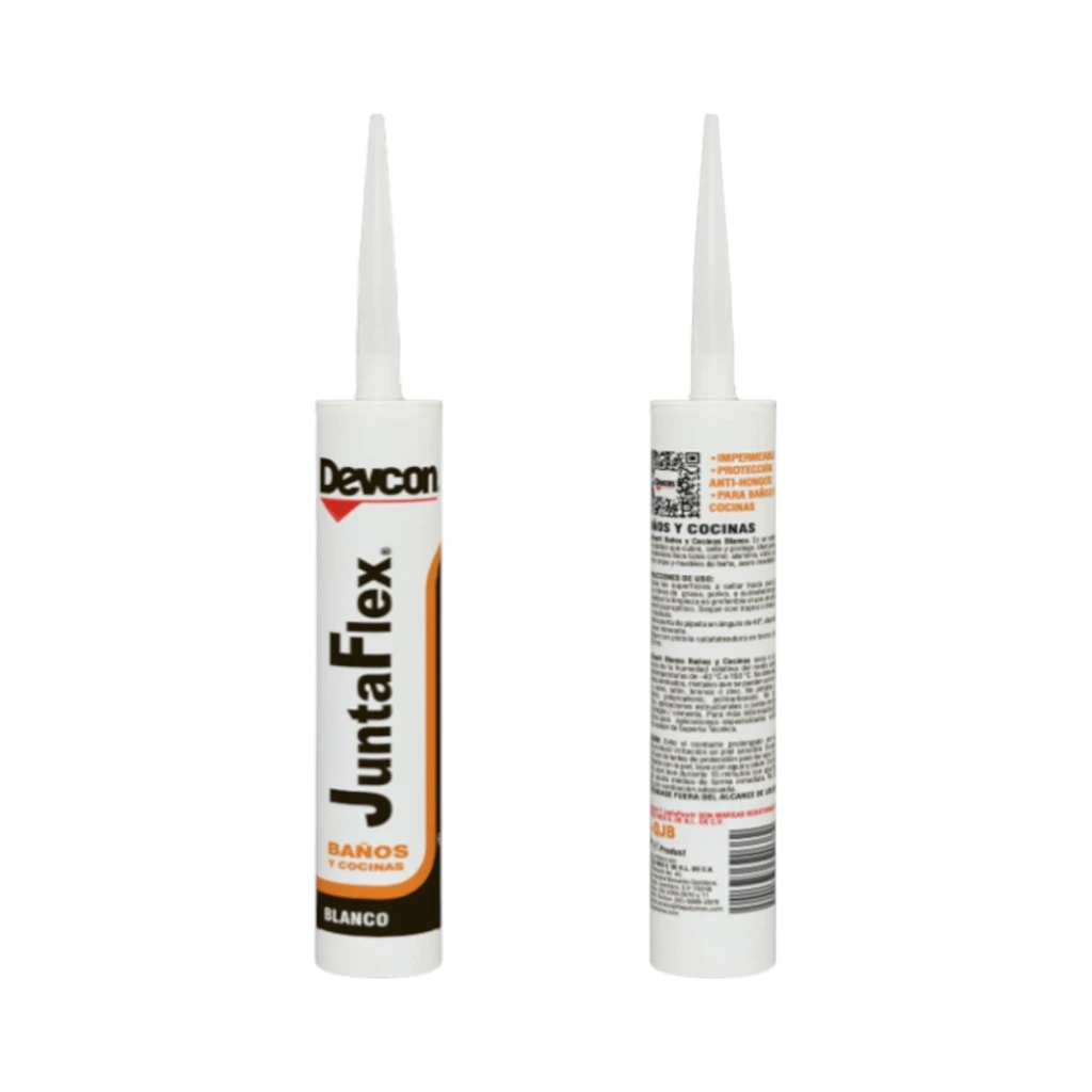 [C-QJB] Silicon baños y cocinas blanco 280ml | Juntaflex