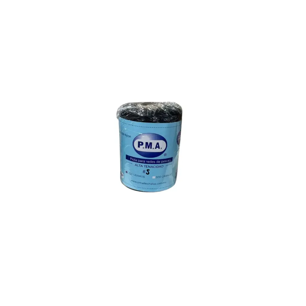 Rollo de piola negra #5 250 g | multifilamento