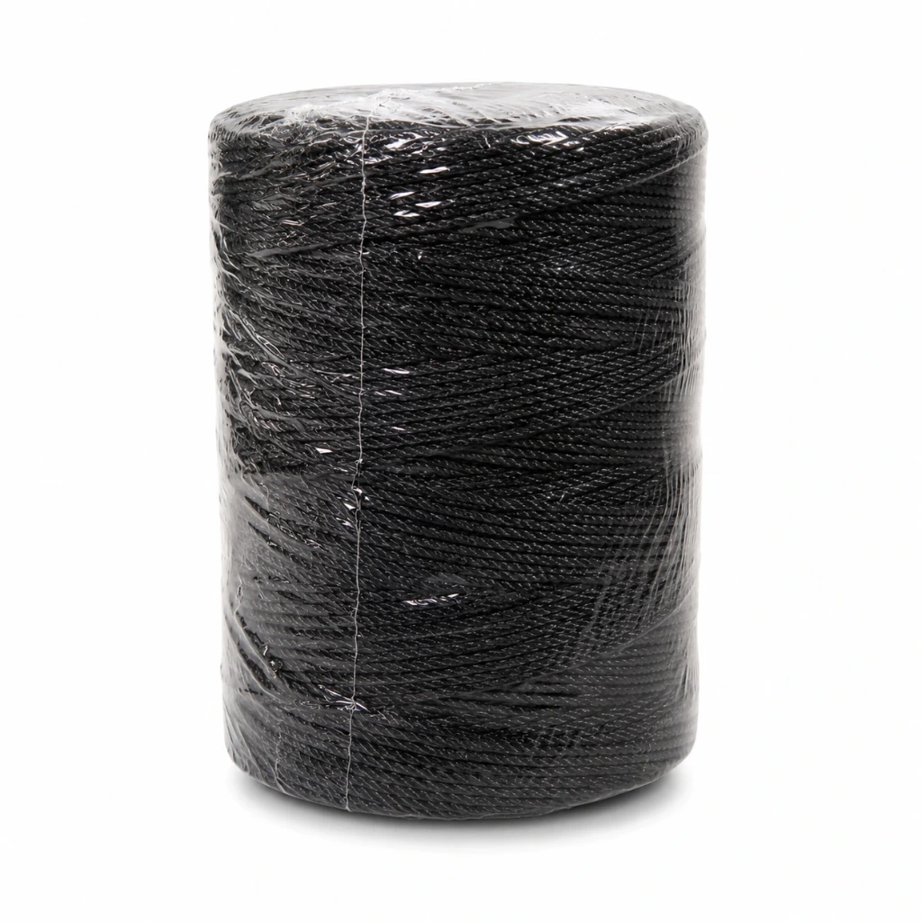 Rollo de piola negra #9 250 g | multifilamento