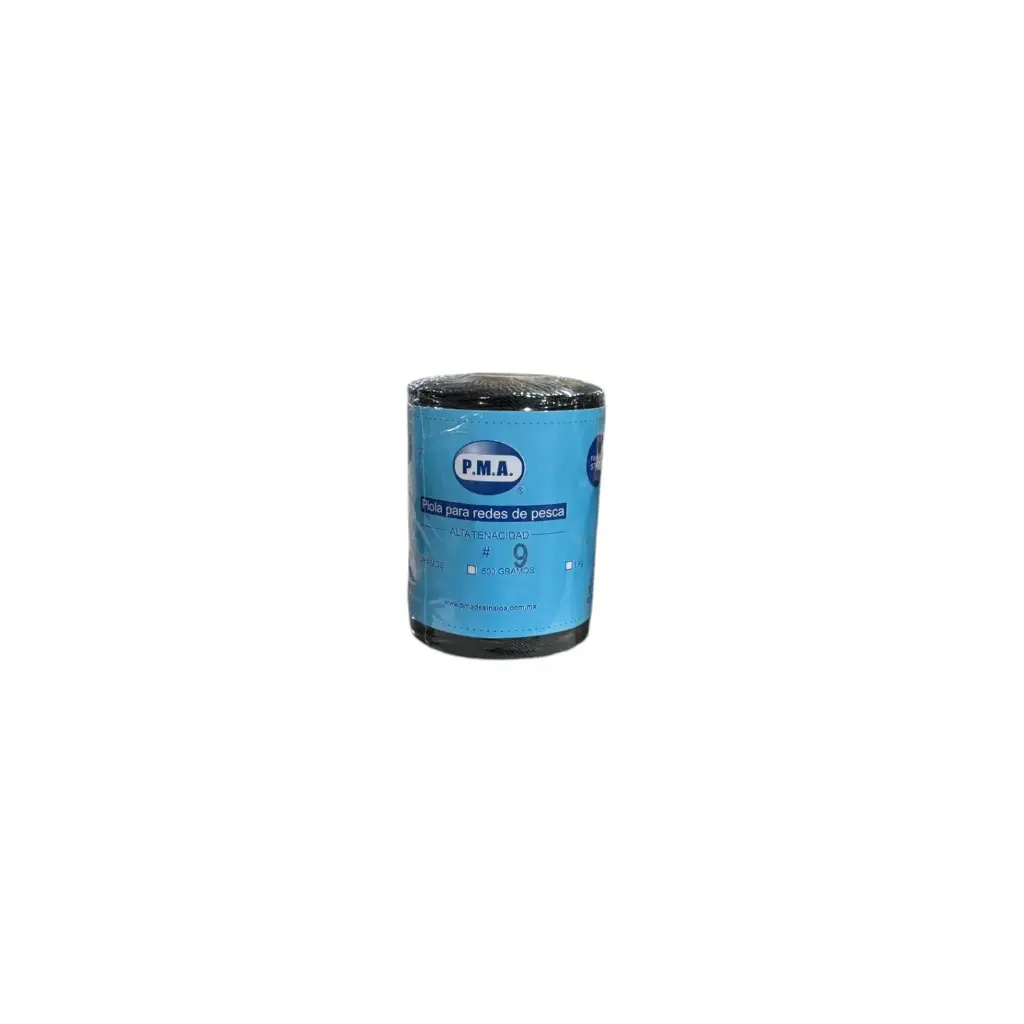 Rollo de piola negra #9 250 g | multifilamento