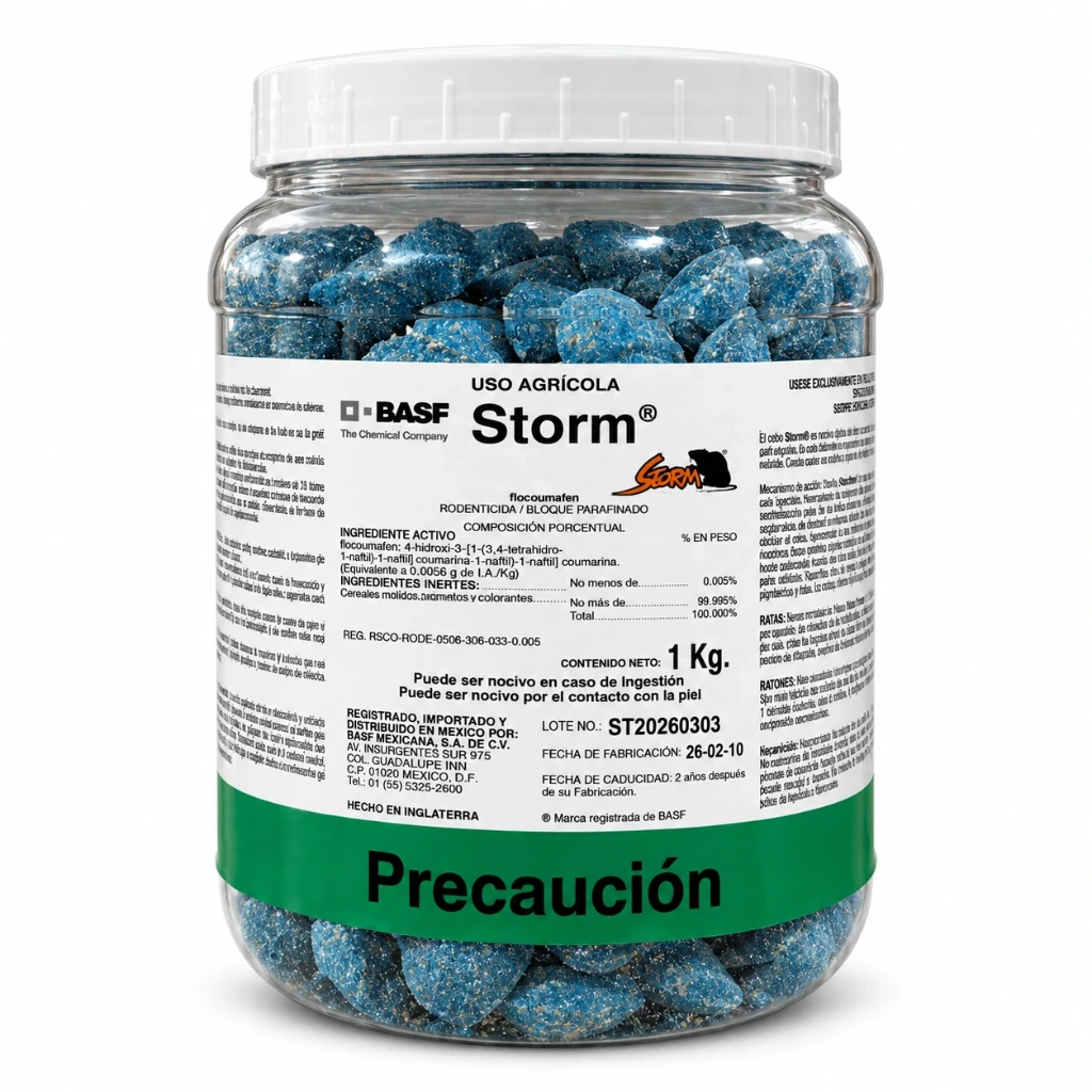 Storm Bloque 4g 1Kg | Almendra | Veneno para ratas