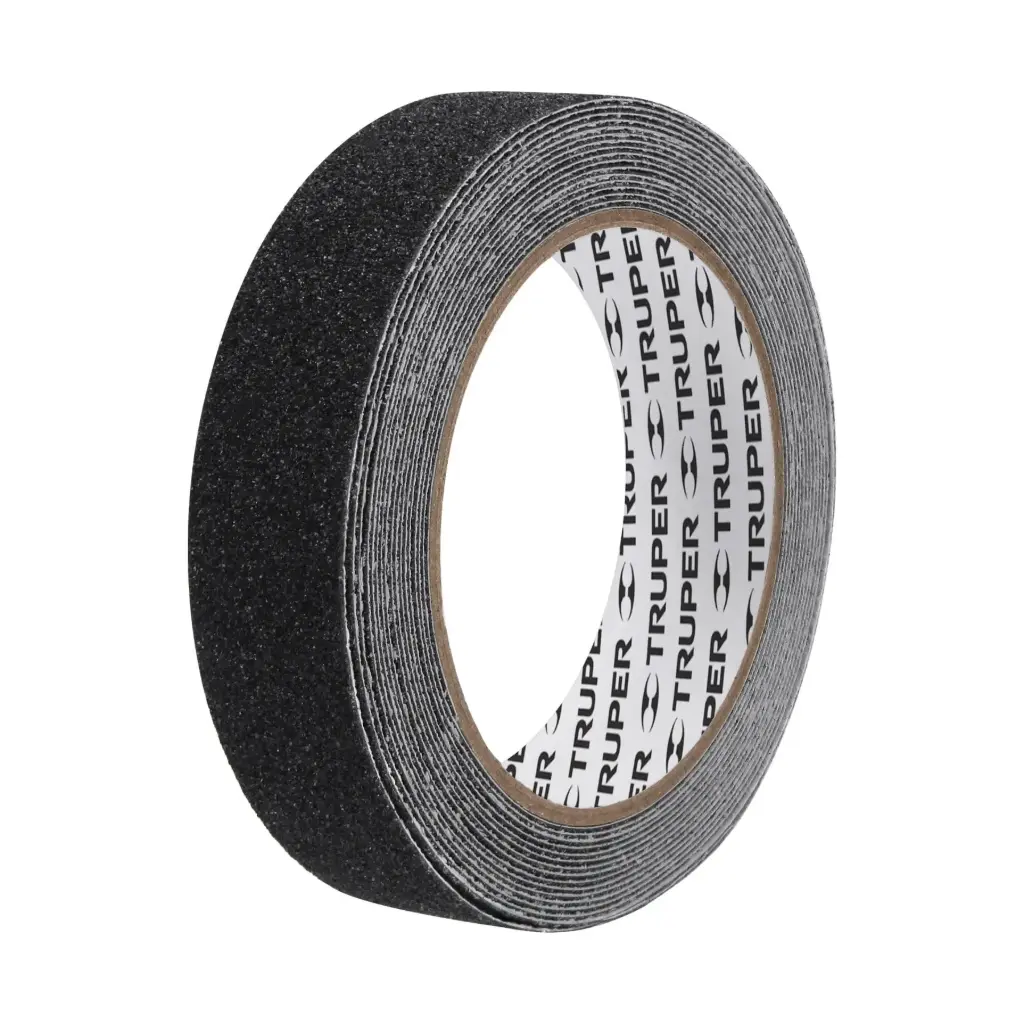 [12542] Rollo de 5 m de cinta antiderrapante negra 25mm con abrasivo | Truper