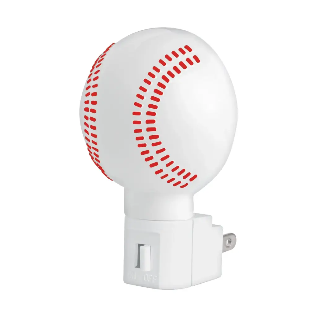 Luz de noche con lámpara E12, béisbol LUZ-15