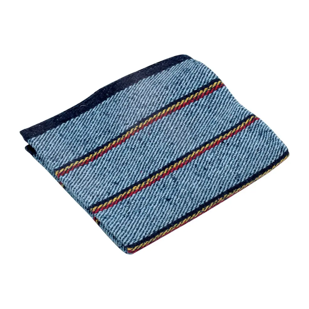 Jerga sarga gruesa de 1 m x 48 cm, azul JER-1A