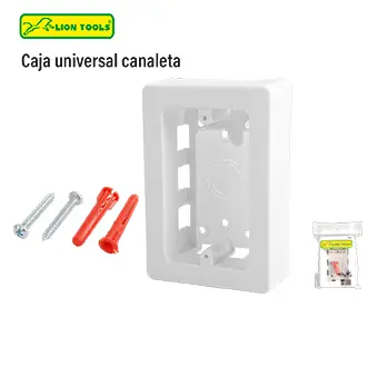 [1554] Caja universal para canaleta|Lion tools