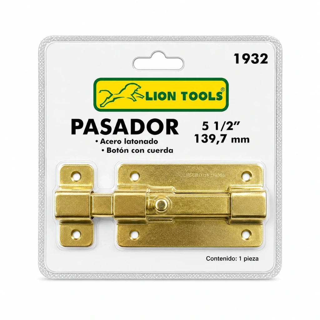 [1932] Pasador acero latonado 5 1/2" | Lion tools