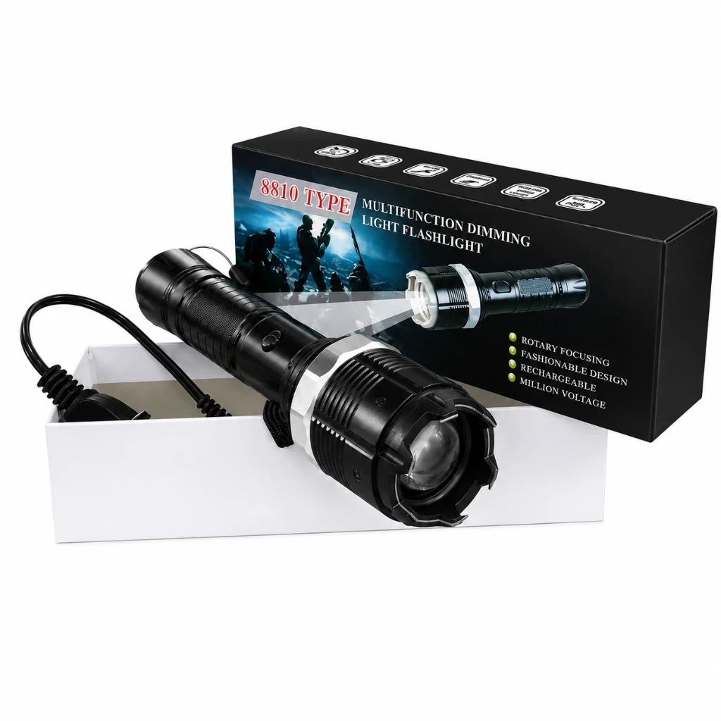 [808-53] Lampara chicharra recargable led