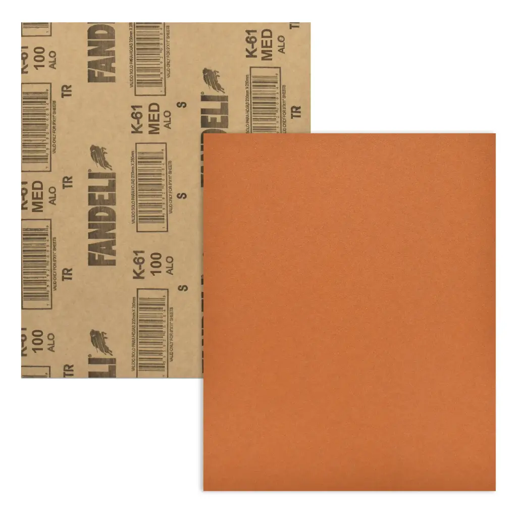 Lija para madera Mediano Eco K-61 9" × 11" | Fandeli