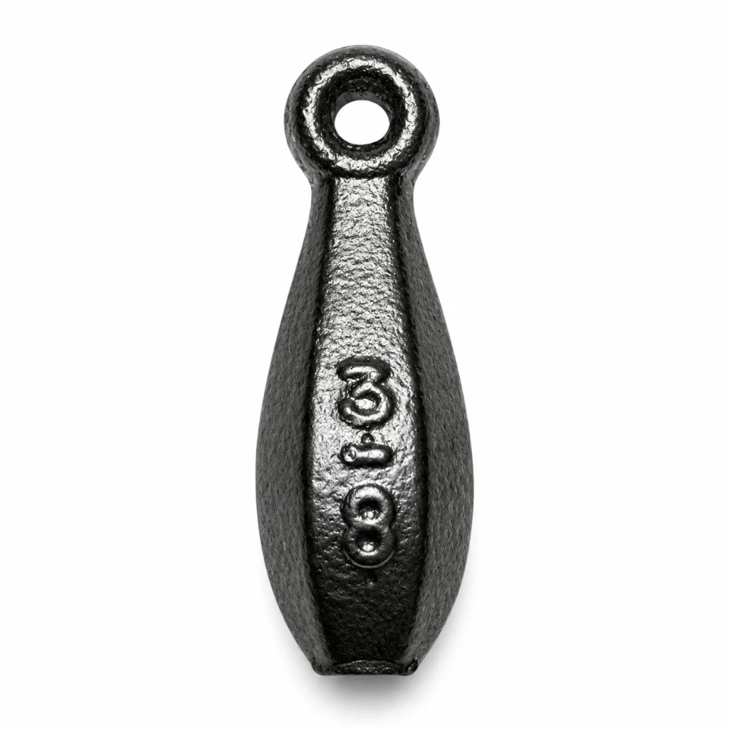 Plomo tipo pera 3/8" para pesca