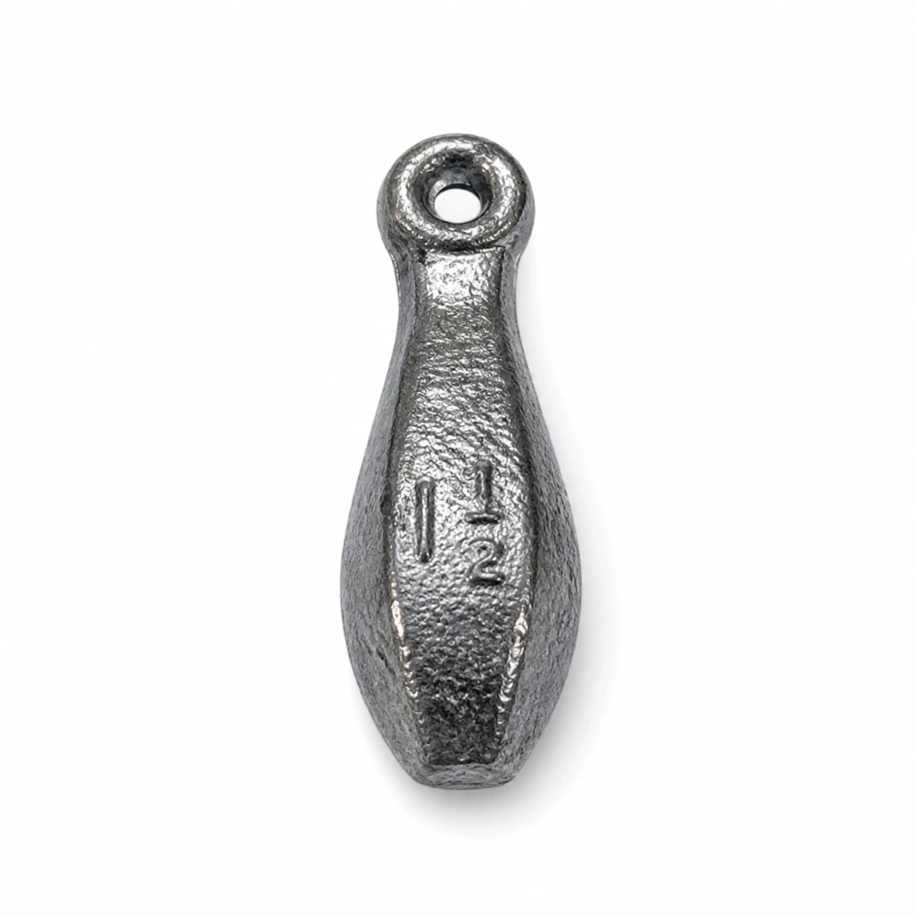 Plomo tipo pera 1 1/2" para pesca
