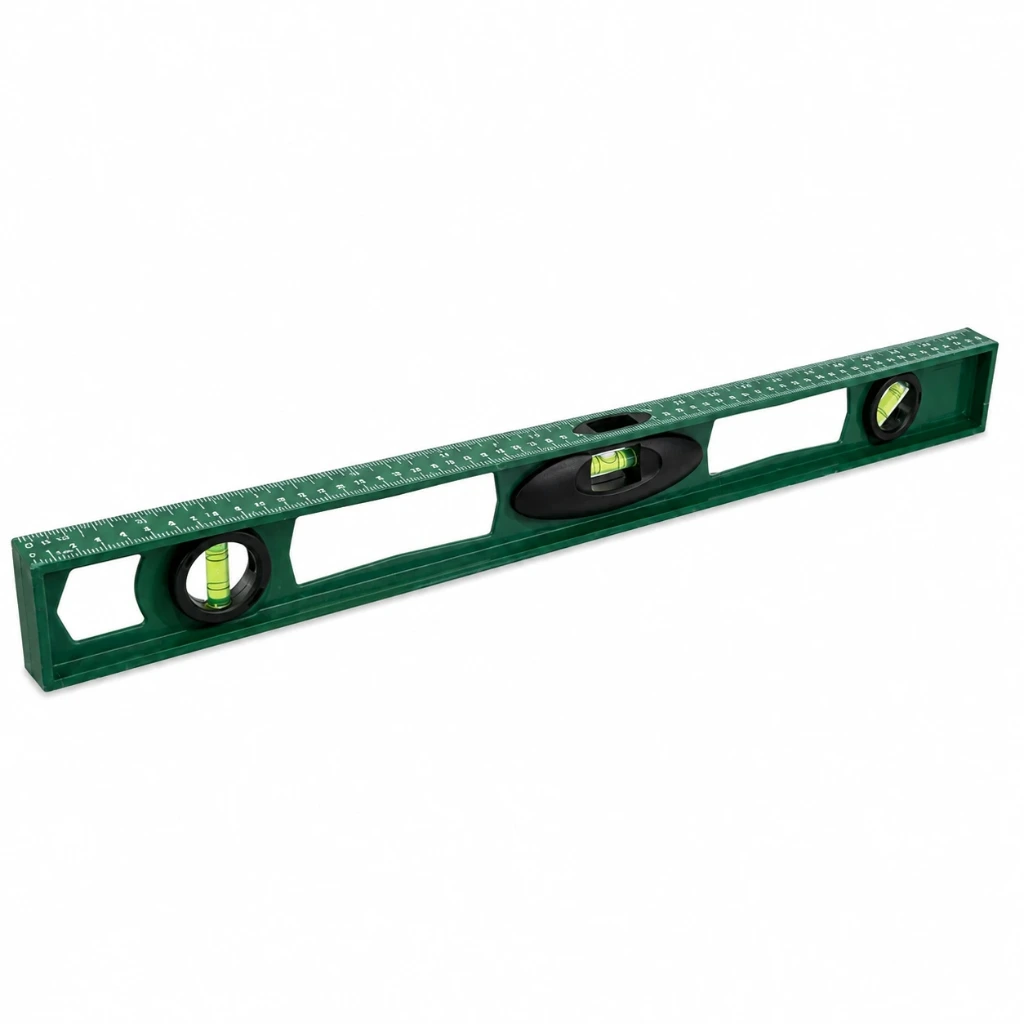 Nivel de plastico 24"- 45cm 3 burbujas | Lion tools
